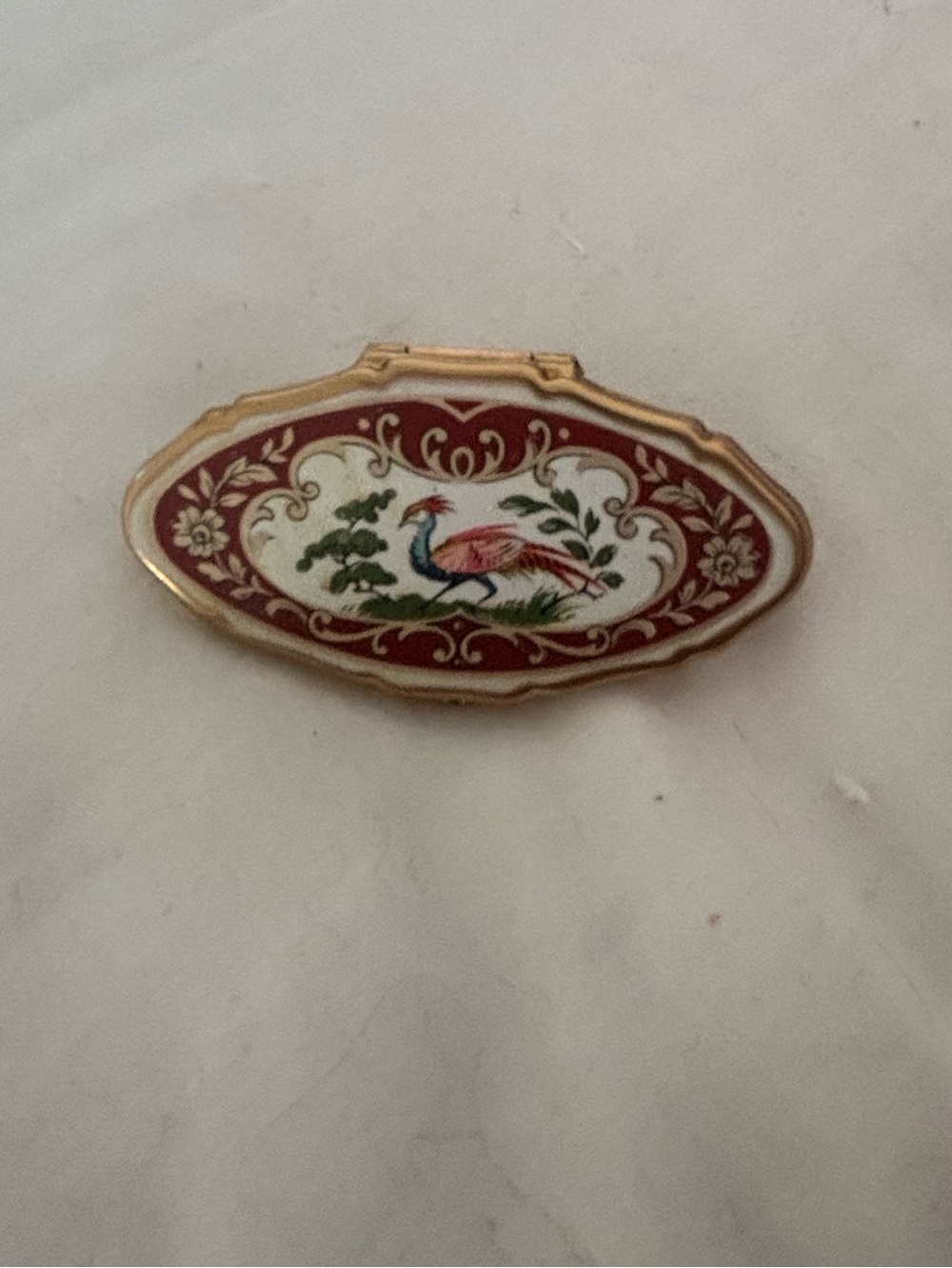 Stratton Pheasant Lipstick Compact - Picture 2 of 5